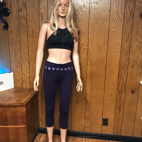 Lululemon" Run Inspire Crop leggings purple - Picture 10 of 16